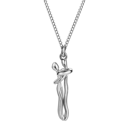 Silver 'Eternal Hug’ Necklace