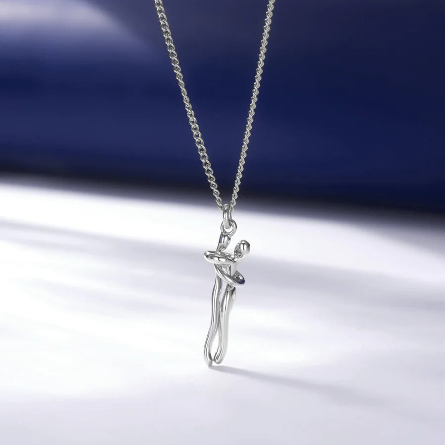 Silver 'Eternal Hug’ Necklace